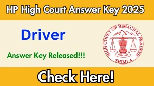 HP High Court Driver Revised Answer Key 2025 Released – Download the Answer Key at hphighcourt.nic.in.
