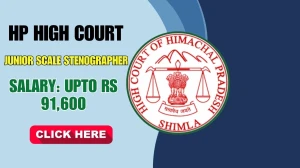 HP High Court Junior Scale Stenographer Recruitment 2025 - Apply Online