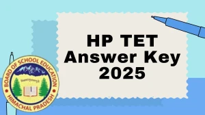 HP TET 2025 Answer Key OUT at hpbose.org June Download PDF
