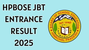 HPBOSE JBT Entrance Result 2025 Out at hpbose.org Direct Link to Download Result