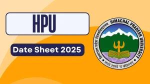 HPU Date Sheet 2025 Announced For Diploma and M.Tech @ hpuniv.ac.in Details Here
