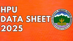 HPU Date Sheet 2025 Announced @ hpuniv.ac.in Details Here