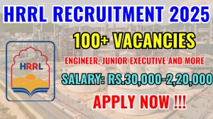 HRRL Recruitment 2025 - Apply Online for 131 Engineer, Junior Executive and More Posts