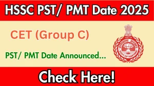 HSSC CET (Group C) PST/ PMT Date 2025 Released Check Date Details at hssc.gov.in HSSC CET (Group C) PST/ PMT Date 2025 Released Check Date Details at hssc.gov.in