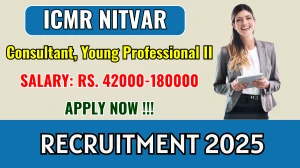 ICMR NITVAR Recruitment 2025 – Walk in for Consultant, Young Professional II Posts ICMR NITVAR Recruitment 2025 – Walk in for Consultant, Young Professional II Posts