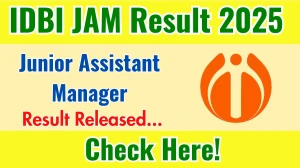 IDBI JAM Result 2025 Out at idbibank.in, Direct Link to Download Result PDF Here IDBI JAM Result 2025 Out at idbibank.in, Direct Link to Download Result PDF Here