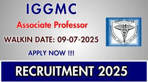 IGGMC Associate Professor Recruitment 2025 – Walk in for 02 Posts IGGMC Associate Professor Recruitment 2025 – Walk in for 02 Posts