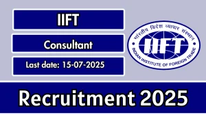 IIFT Consultant Recruitment 2025 - Apply Online