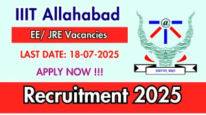 IIIT Allahabad Recruitment 2025 - Apply Offline for 03 Executive Engineer, Junior Research Engineer Posts IIIT Allahabad Recruitment 2025 - Apply Offline for 03 Executive Engineer, Junior Research Engineer Posts