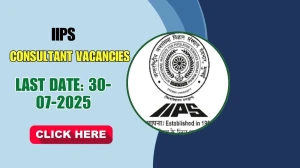 IIPS Consultant Recruitment 2025 - Apply Offline