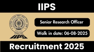 IIPS Senior Research Officer Recruitment 2025 – Walk in