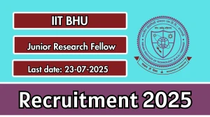 IIT BHU Junior Research Fellow Recruitment 2025 - Apply Offline