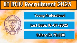IIT BHU Young Professional Recruitment 2025 - Apply Online