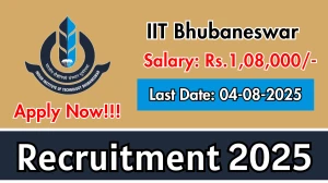 IIT Bhubaneswar Post Doctoral Fellowship Recruitment 2025 - Apply Online