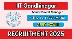 IIT Gandhinagar Junior Research Fellow Recruitment 2025 - Apply Online