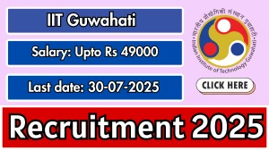 IIT Guwahati Recruitment 2025 - Apply Offline for 02 Associate Project Engineer, Assistant Project Engineer Posts