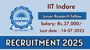 IIT Indore Junior Research Fellow Recruitment 2025 - Apply Offline