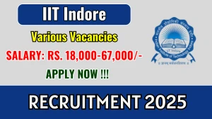 IIT Indore Recruitment 2025 - Apply Online for Field Assistant, Junior Research Fellow and More Posts IIT Indore Recruitment 2025 - Apply Online for Field Assistant, Junior Research Fellow and More Posts