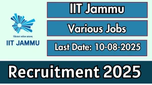 IIT Jammu Post-Doc Recruitment 2025 - Apply Offline