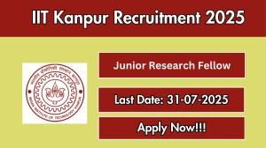 IIT Kanpur Junior Research Fellow Recruitment 2025 - Apply Offline