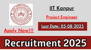 IIT Kanpur Project Engineer Recruitment 2025 - Apply Offline