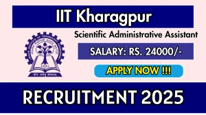 IIT Kharagpur Scientific Administrative Assistant Recruitment 2025 - Apply Online IIT Kharagpur Scientific Administrative Assistant Recruitment 2025 - Apply Online