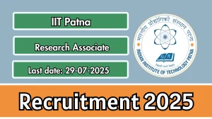 IIT Patna Research Associate Recruitment 2025 - Apply Offline