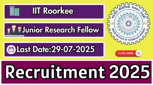 IIT Roorkee Junior Research Fellow Recruitment 2025 - Apply Offline for 02 Posts
