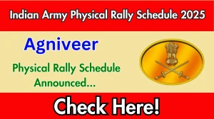 Indian Army Agniveer Physical Rally Schedule 2025 Released – Check Zone-Wise Dates Indian Army Agniveer Physical Rally Schedule 2025 Released – Check Zone-Wise Dates