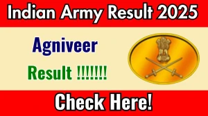 Indian Army Agniveer Result 2025 will be released at joinindianarmy.nic.in – Direct Link to Download Result PDF will be available here.