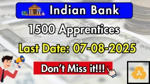 Indian Bank Apprentices Recruitment Notification 2025 - Apply Online for 1500 Posts