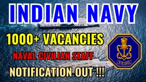 Indian Navy Naval Civilian Group B and Group C Recruitment 2025 - INCET 01/2025 Notification Out for 1110 Posts Indian Navy Naval Civilian Group B and Group C Recruitment 2025 - INCET 01/2025 Notification Out for 1110 Posts