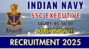 Indian Navy SSC Executive IT Recruitment 2025 - Apply Online for 15 Posts Indian Navy SSC Executive IT Recruitment 2025 - Apply Online for 15 Posts