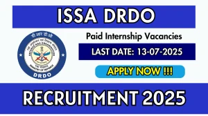 ISSA DRDO Paid Internship Recruitment 2025 - Apply Offline for 25 Posts