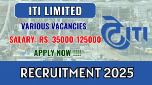 ITI Recruitment 2025 - Apply Online for 43 Young Professional, Consultant and More Posts