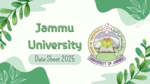 Jammu University Date Sheet 2025 Out @ coeju.com Details Here Jammu University Date Sheet 2025 Out @ coeju.com Details Here
