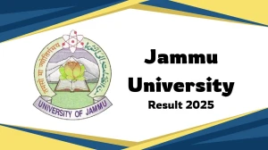 Jammu University Result 2025 Released at coeju.com Direct Link to Download 1st Sem Result