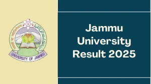 Jammu University Result 2025 Released at coeju.com Direct Link to Download 4th Semester Result