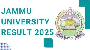 Jammu University Result 2025 Released at coeju.com Direct Link to Download 5th Semester Result