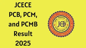 JCECE PCB, PCM, and PCMB Result 2025 Out at jceceb.jharkhand.gov.in Direct Link to Download Result