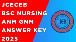JCECEB BSc Nursing ANM GNM 2025 Answer Key OUT at jceceb.jharkhand.gov.in Download PDF