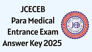 JCECEB Para Medical Entrance Exam 2025 Answer Key OUT at jceceb.jharkhand.gov.in Download PDF