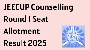 JEECUP Counselling Round 1 Seat Allotment Result 2025 Out Today at jeecup.admissions.nic.in Direct Link to Download Result