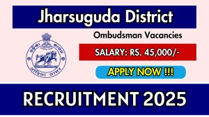 Jharsuguda District Ombudsman Recruitment 2025 - Apply Offline Jharsuguda District Ombudsman Recruitment 2025 - Apply Offline
