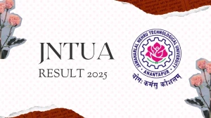 JNTUA Result 2025 Released at jntuaresults.ac.in Direct Link to Download 1st, 2nd Sem Result