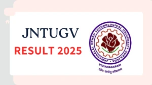 JNTUGV Result 2025 Released at jntugv.edu.in Direct Link to Download UG and PG Course Result