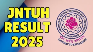 JNTUH Result 2025 Released at jntuh.ac.in Direct Link to Download 2nd Semester Result