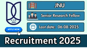JNU Senior Research Fellow Recruitment 2025 - Apply Offline