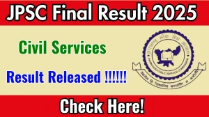 JPSC Civil Services Final Result 2025 Out at jpsc.gov.in, Direct Link to Download Result PDF Here JPSC Civil Services Final Result 2025 Out at jpsc.gov.in, Direct Link to Download Result PDF Here
