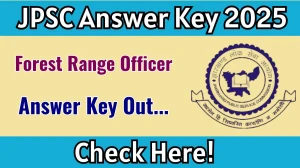 JPSC FRO Answer Key 2025 Released: Download the answer key at jpsc.gov.in